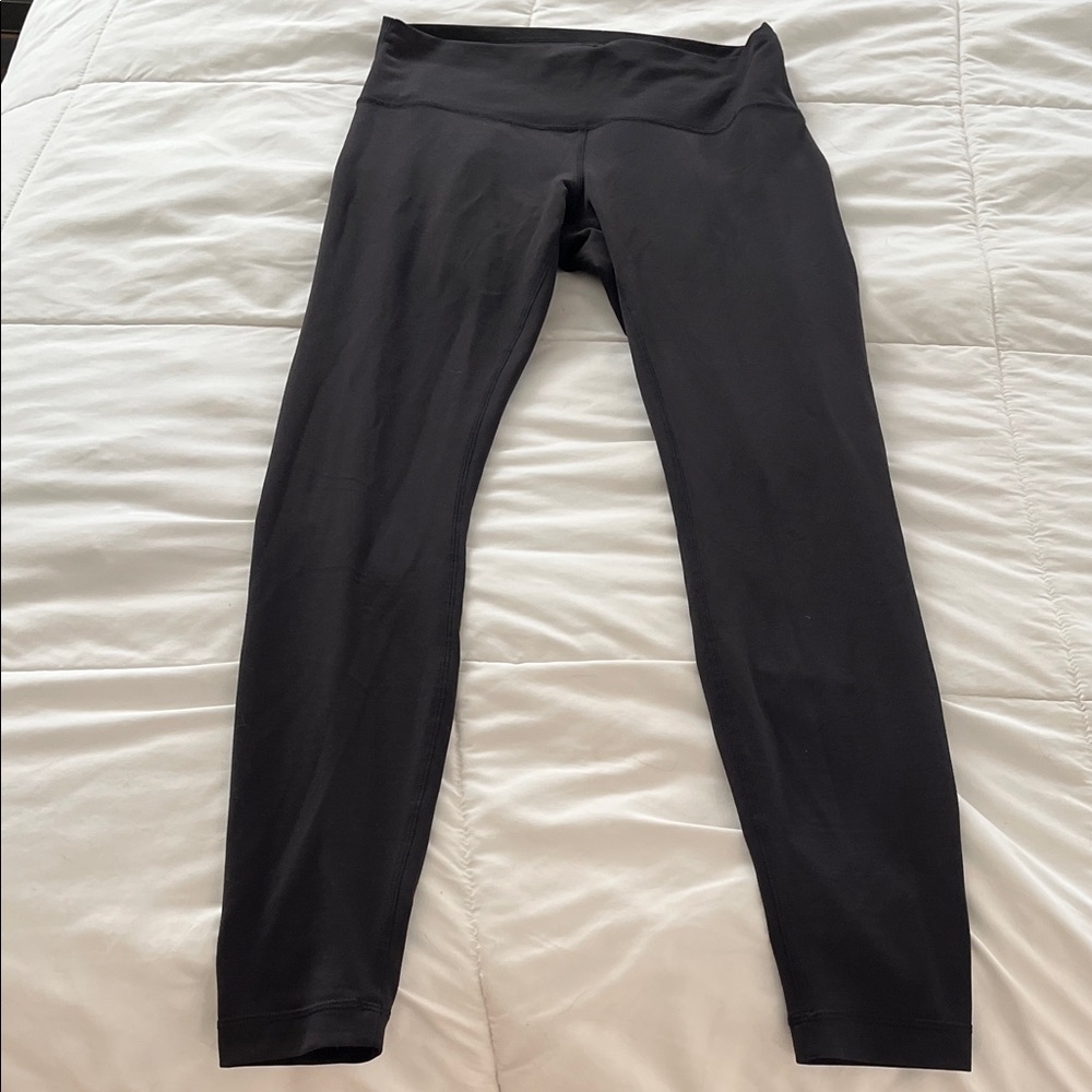 Lululemon Wunder Train Black High-Waisted Leggings